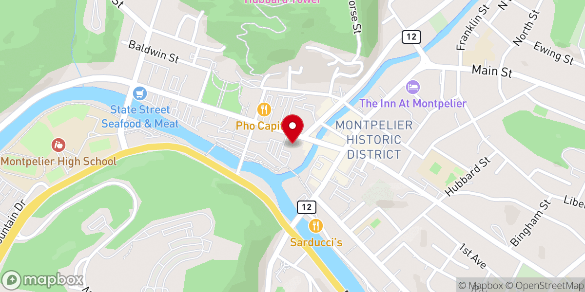 Map showing location of Christ Church - Food Distribution Center