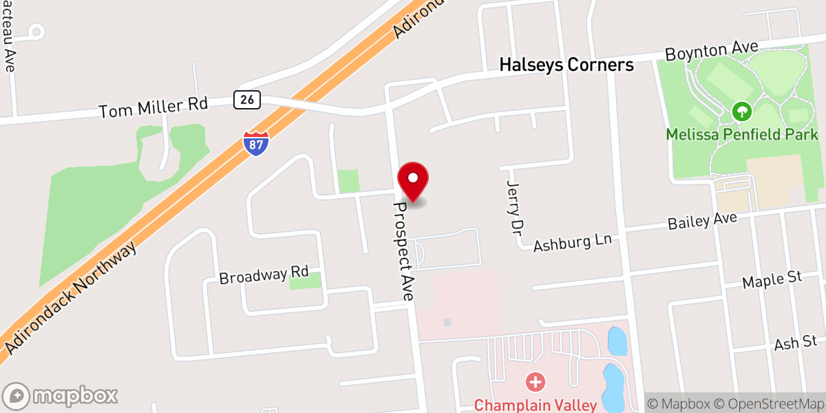 Map showing location of First Assembly of God Church