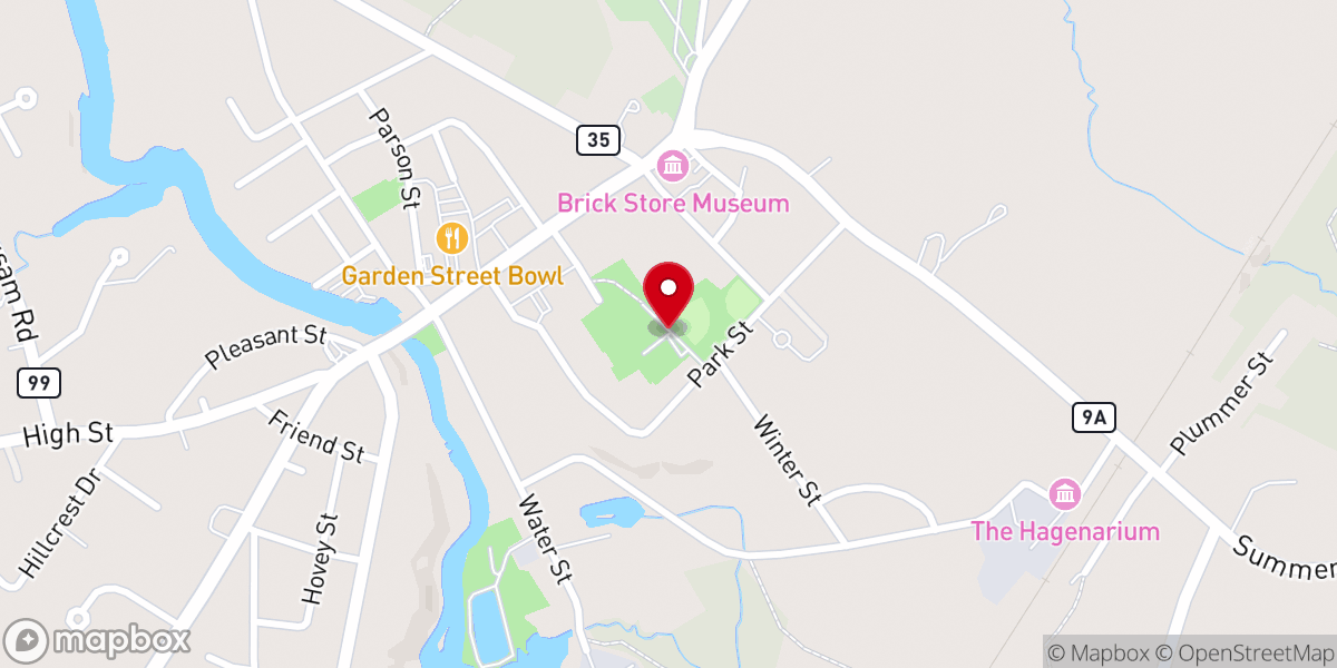 Map showing location of Kennebunk Park & Recreations