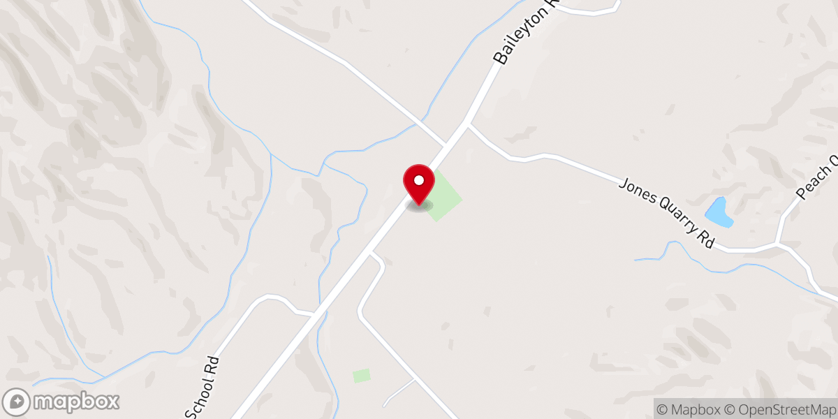 Map showing location of Hardin Chapel
