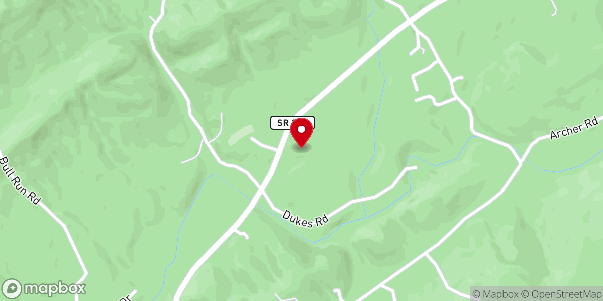 Map showing location of New Friendship Missionary Baptist Church