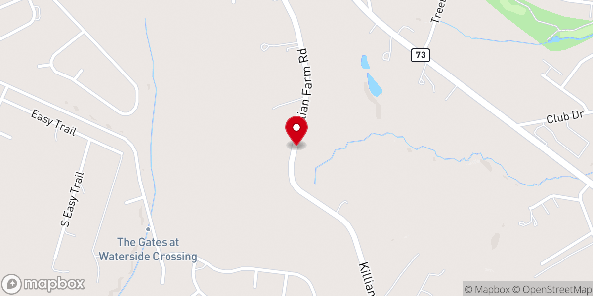 Map showing location of Marthas Chapel