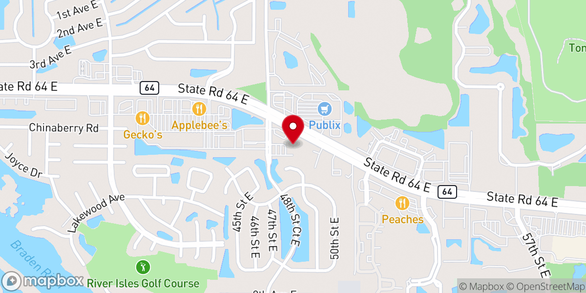 Map showing location of United Church of Christ