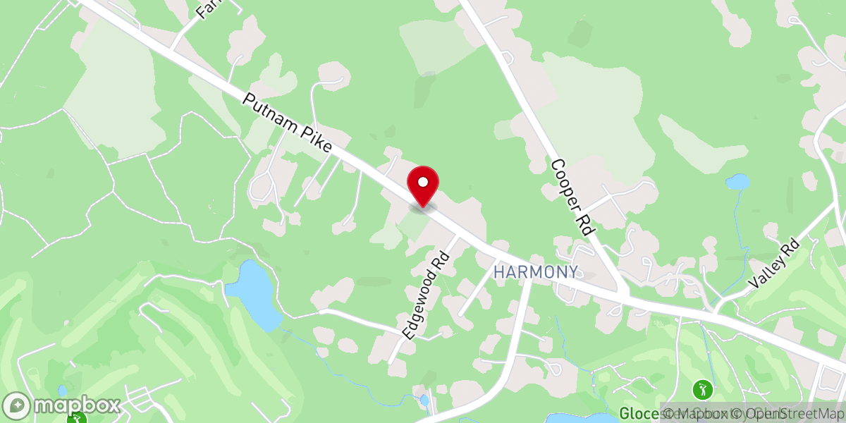 Map showing location of Harmony Chapel