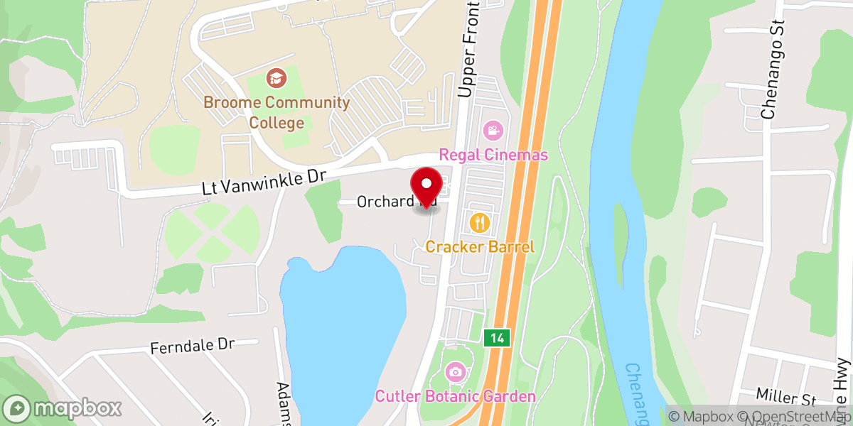 Map showing location of United Methodist Homes - Elizabeth Church Campus