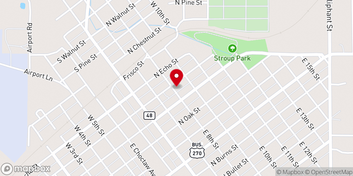Map showing location of Fbc Activity Center