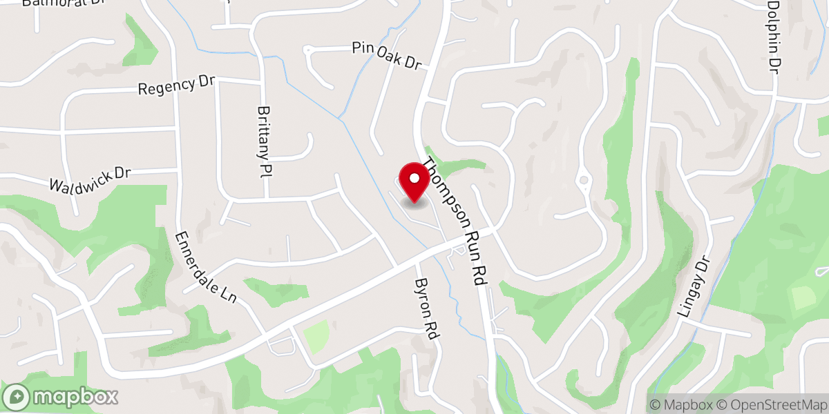 Map showing location of North Hills Community Baptist