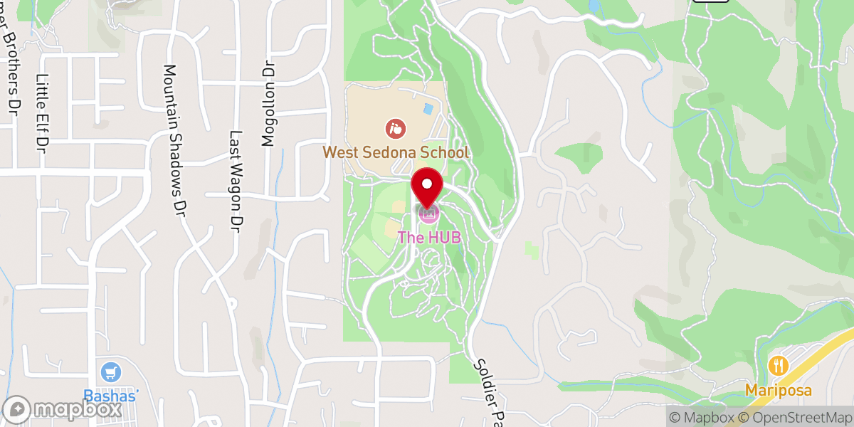 Map showing location of Posse Grounds Park