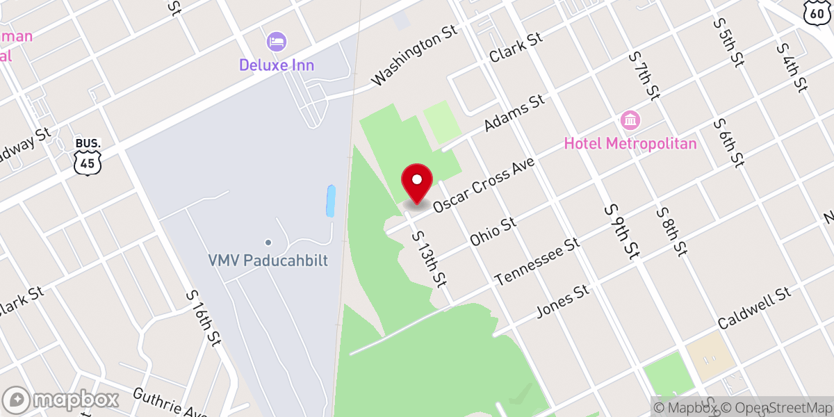 Map showing location of Church of the Living God