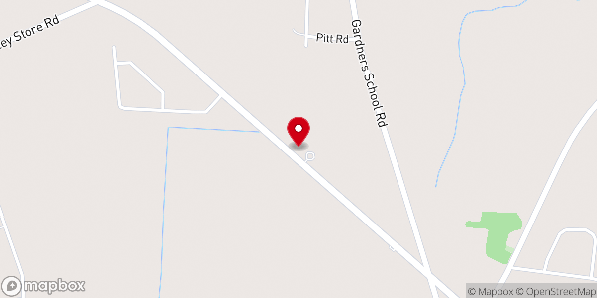 Map showing location of Zimmerman Chapel