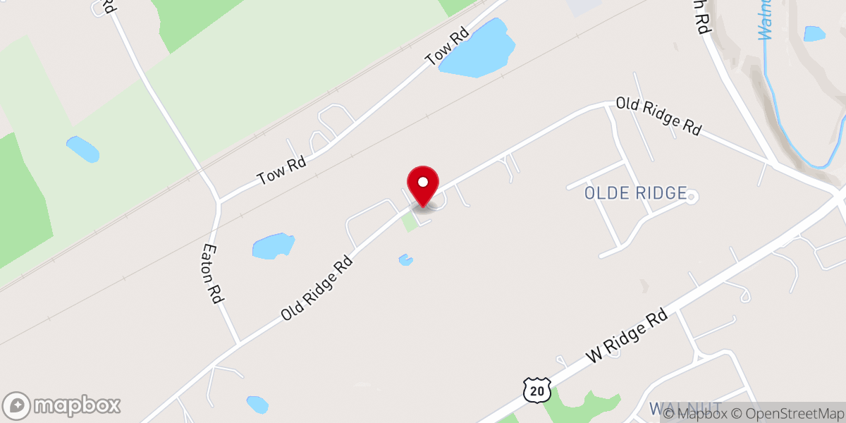 Map showing location of St James Lutheran Church