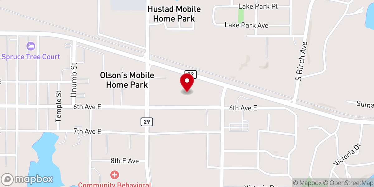 Map showing location of New Life Christian Church