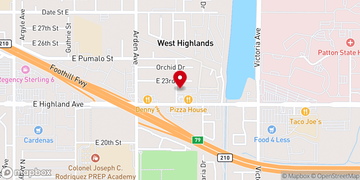 Map showing location of Templo Fuente De Vida