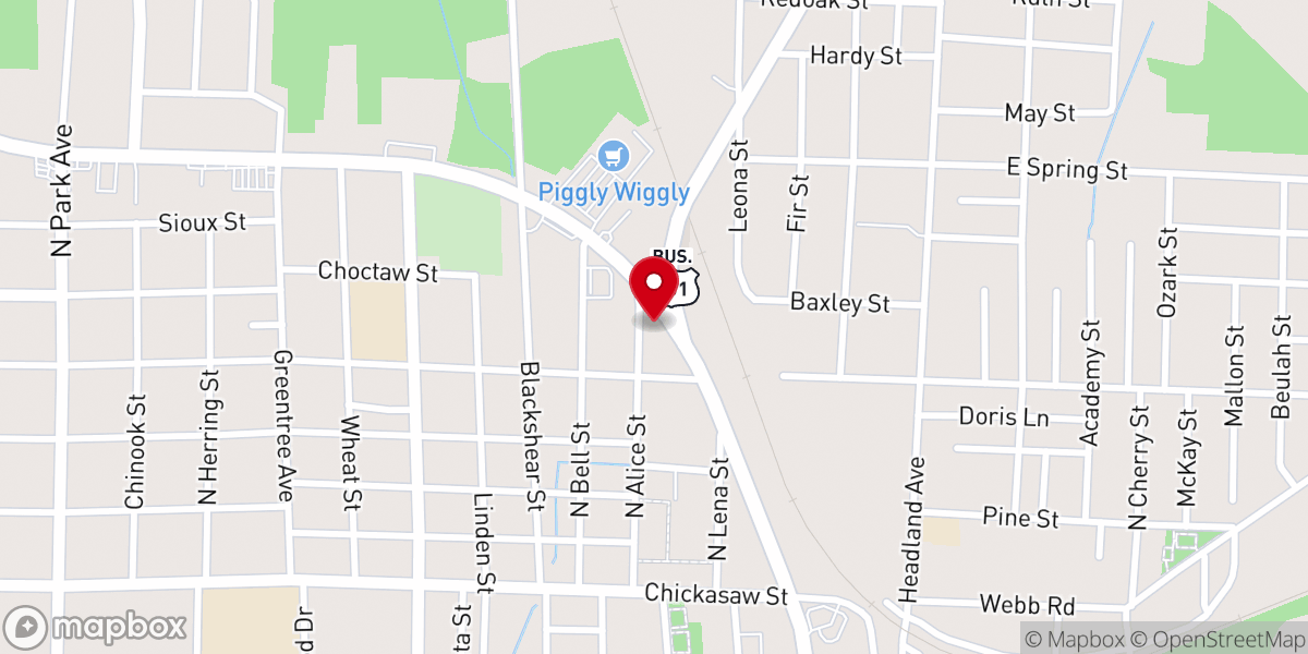Map showing location of Church of Dothan