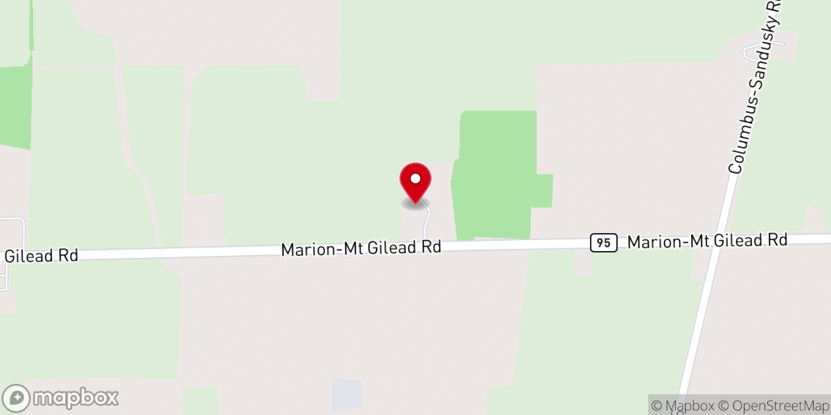 Map showing location of Timothy Lutheran Church