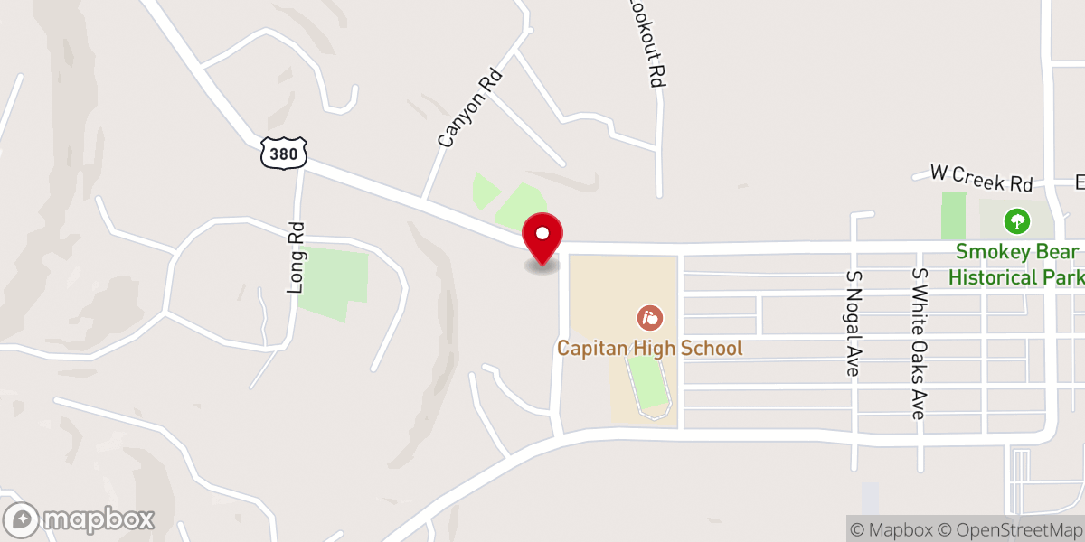 Map showing location of Christ Community Fellowship