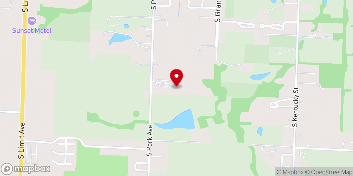 Map showing location of Word of Life Church