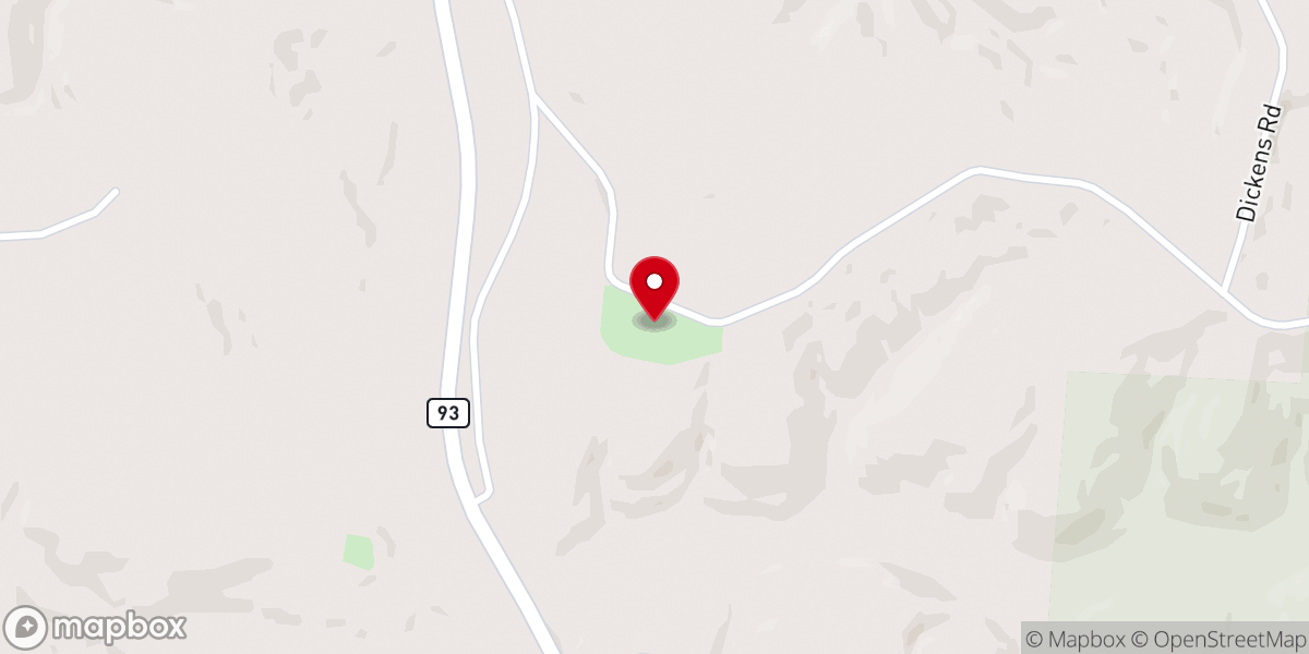 Map showing location of Bethel Presbyterian Church