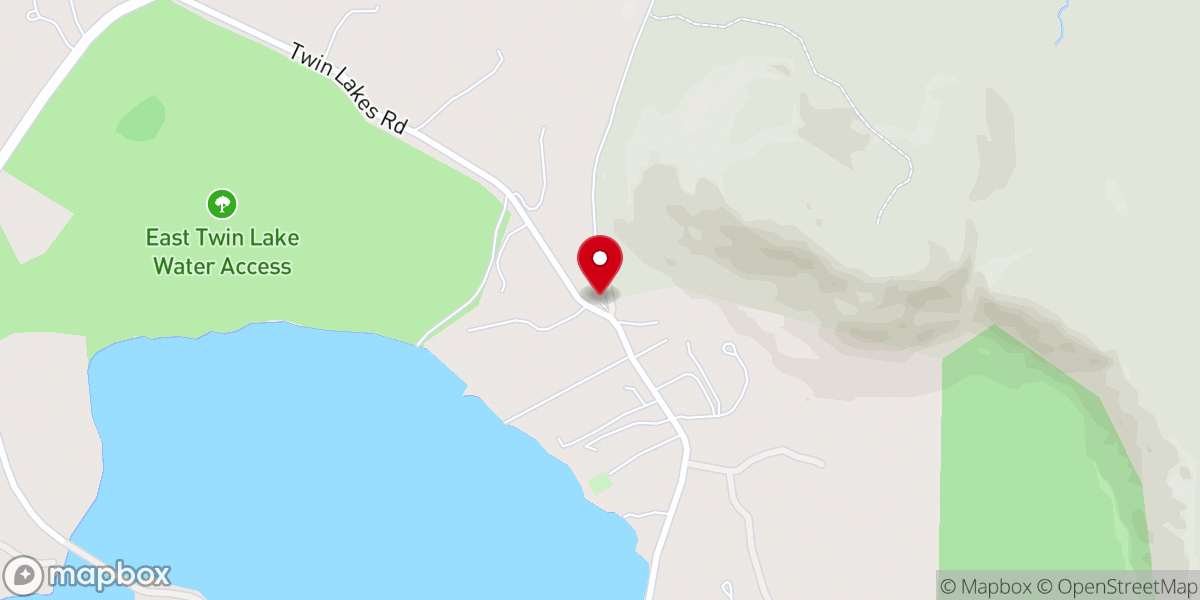 Map showing location of All Saints of America Orthodox Christian Church