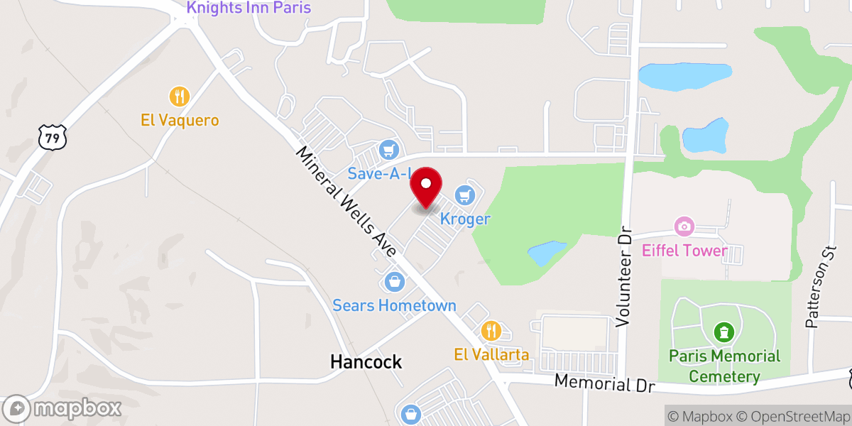 Map showing location of Compassion Church Paris
