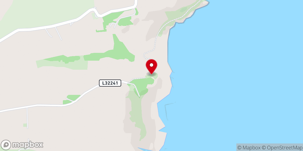 Map showing location of Courtaparteen Church