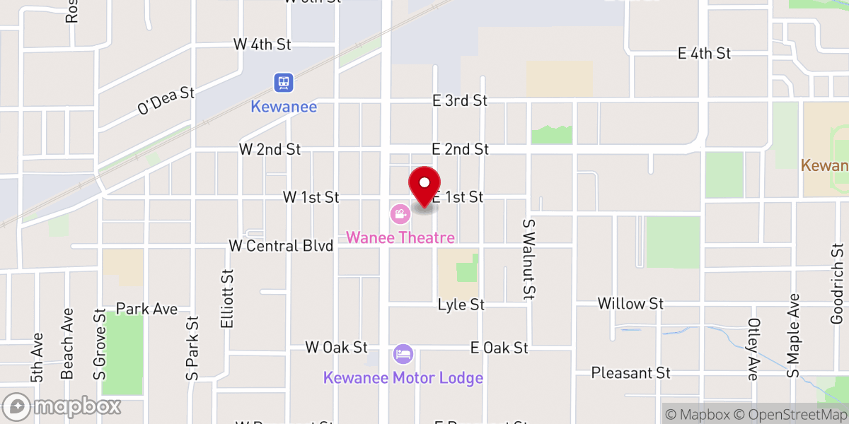 Map showing location of Ressurrection Church of God in Christ