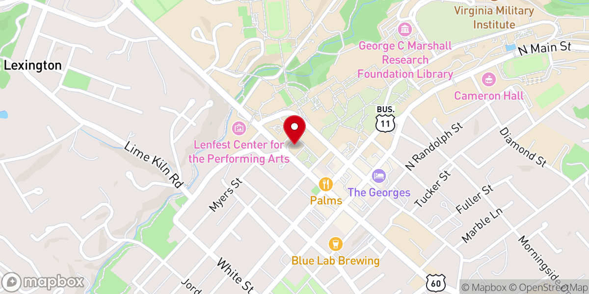 Map showing location of St Patrick's Catholic Church