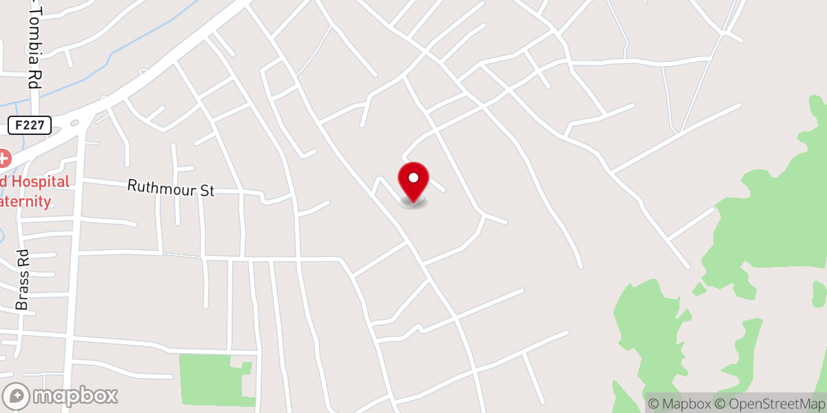 Map showing location of St Lazarus Christ Church