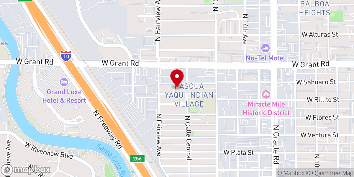Map showing location of Capilla San Ignacio de Loyola