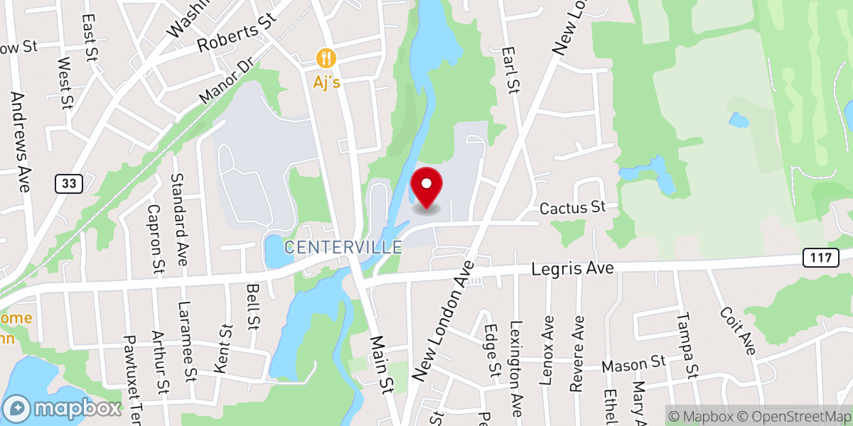 Map showing location of God's House Outreach Ministry