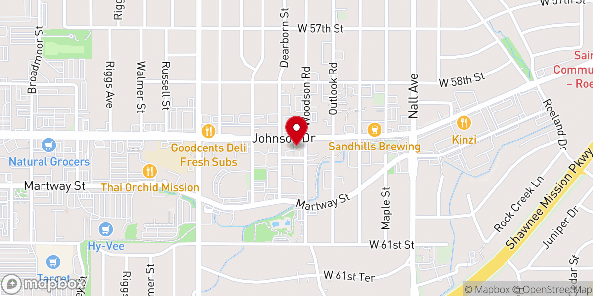 Map showing location of Christ Church Mission