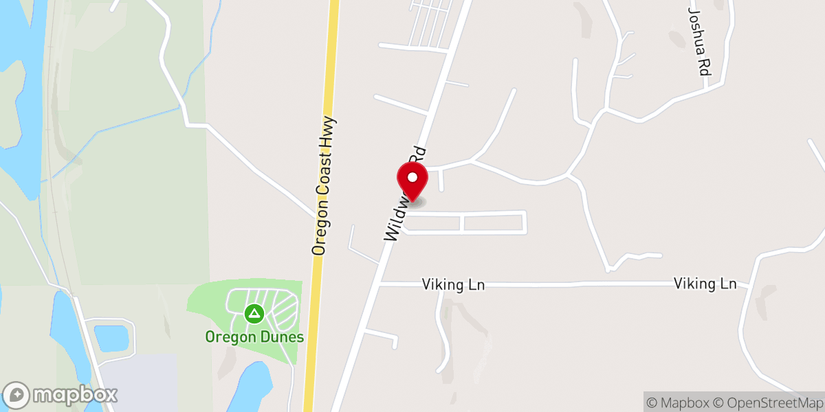 Map showing location of Hauser Missionary Baptist Church