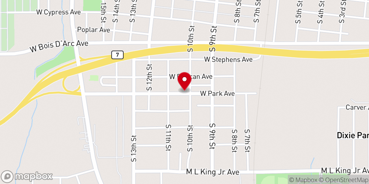 Map showing location of Faith Temple Pentecostal Church