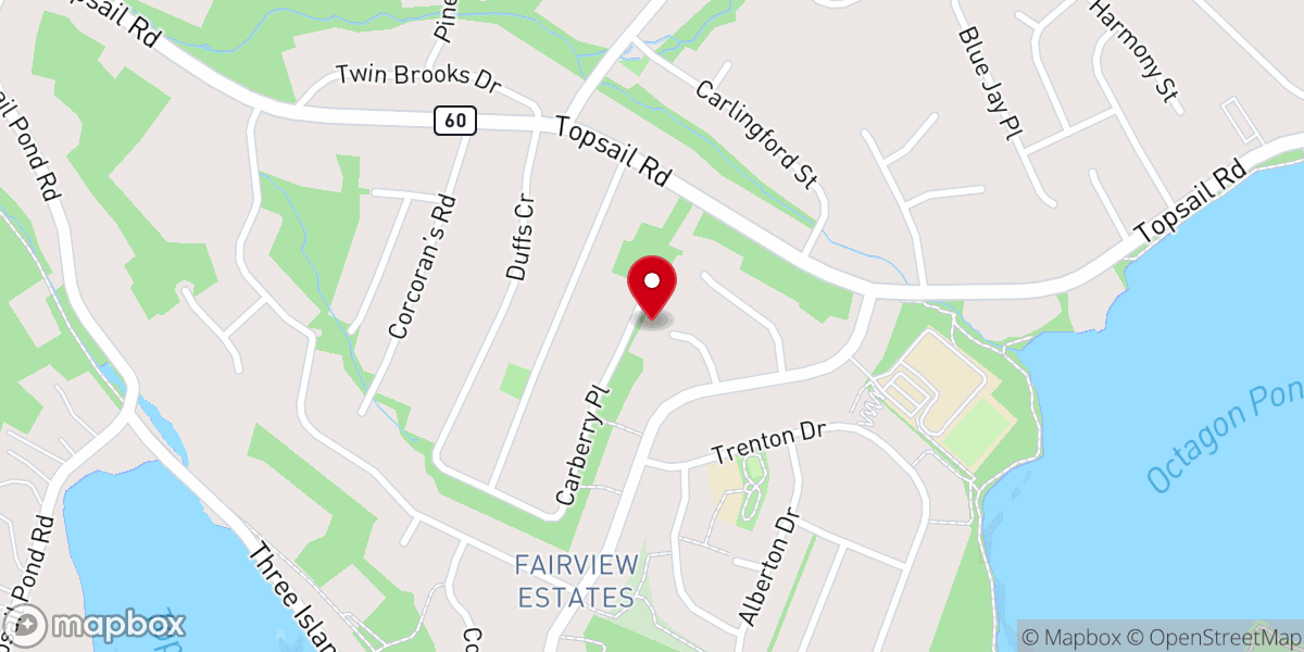 Map showing location of 11 Hermitage Pl A