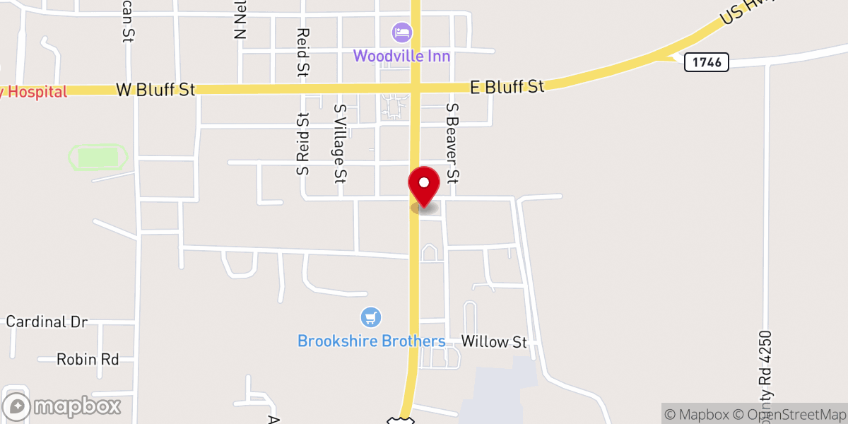 Map showing location of Colemans Chapel Church
