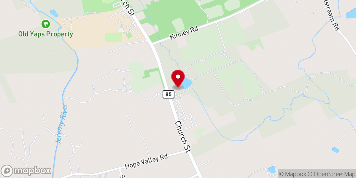 Map showing location of Raymond Brook Preserve