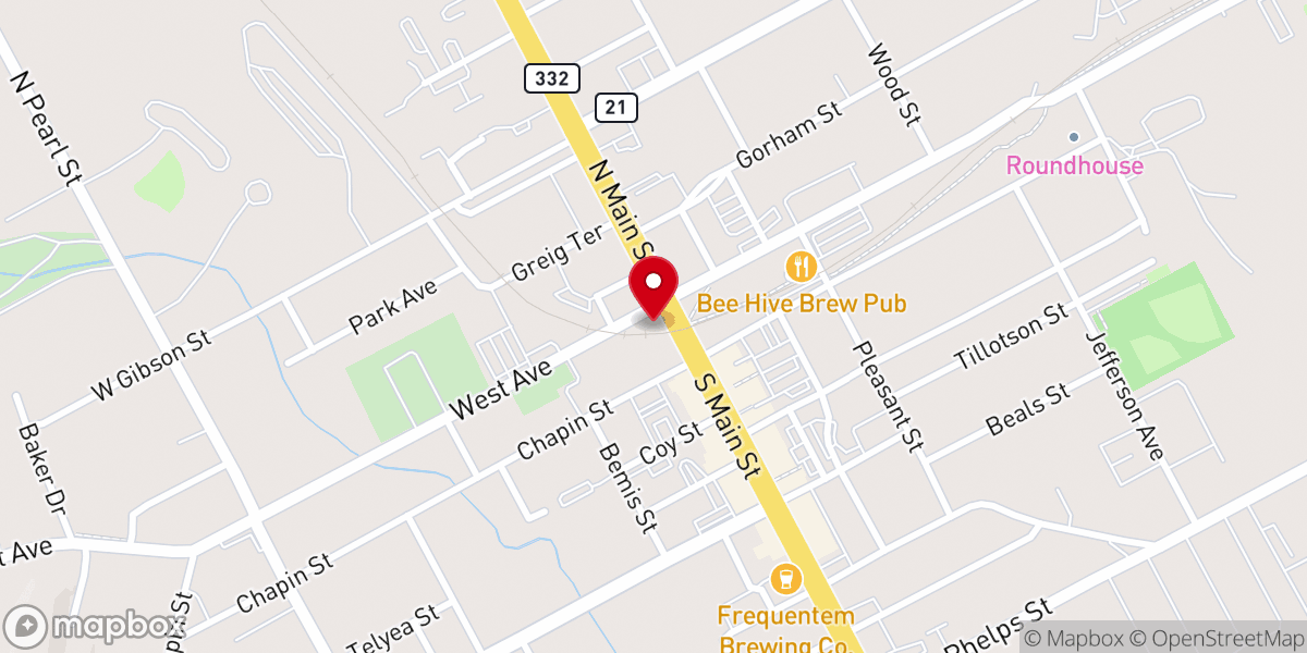 Map showing location of St Brendans Christian Fellowship