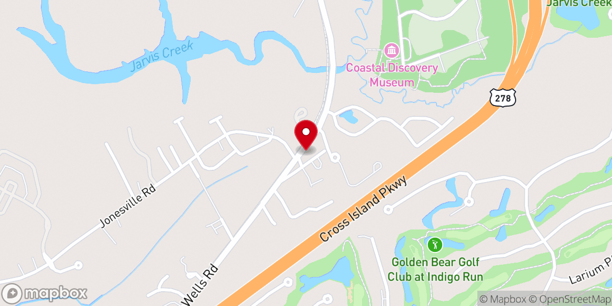 Map showing location of North Island Baptist Fellowship