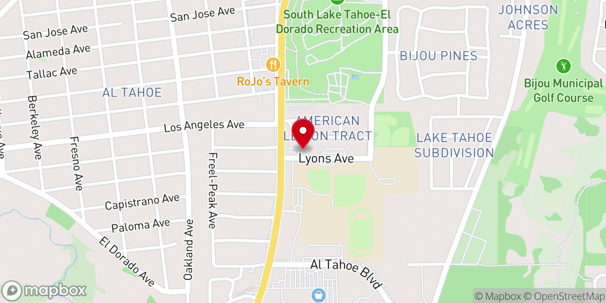 Map showing location of St. Theresa Catholic Church