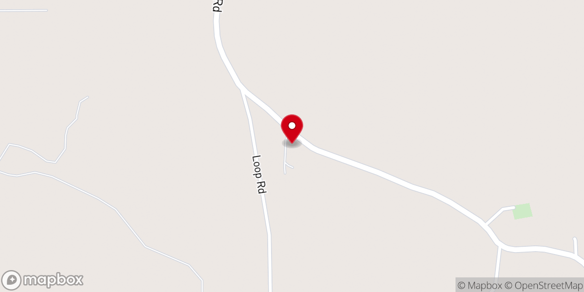 Map showing location of Loop Road Baptist Church