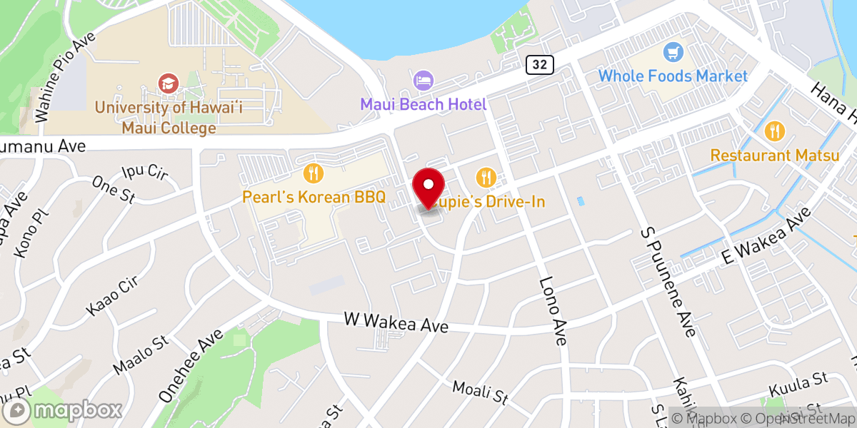 Map showing location of King's Chapel Polynesian Assemblies of God