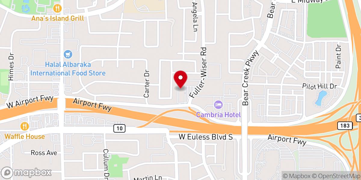 Map showing location of Next Level Revival