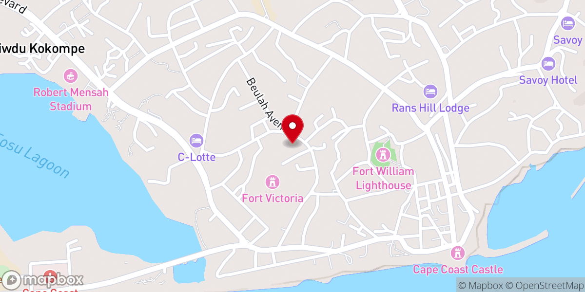 Map showing location of International Evangelical Ministry