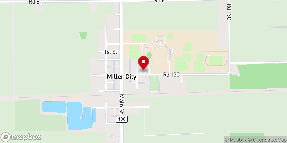 Map showing location of St. Nicholas Catholic Church
