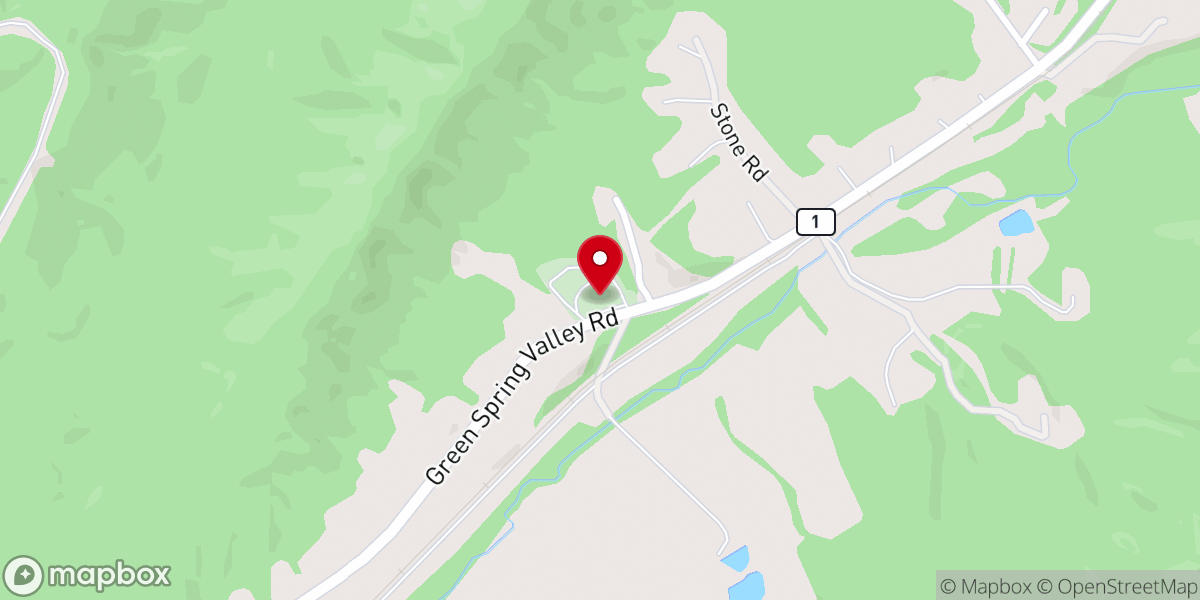 Map showing location of Forest Glen United Methodist Church
