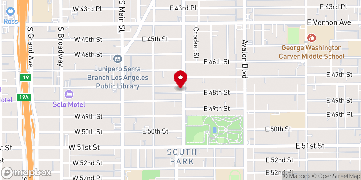 Map showing location of Experience Christian Ministries