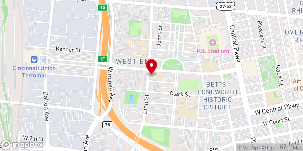 Map showing location of St Joseph Catholic Church