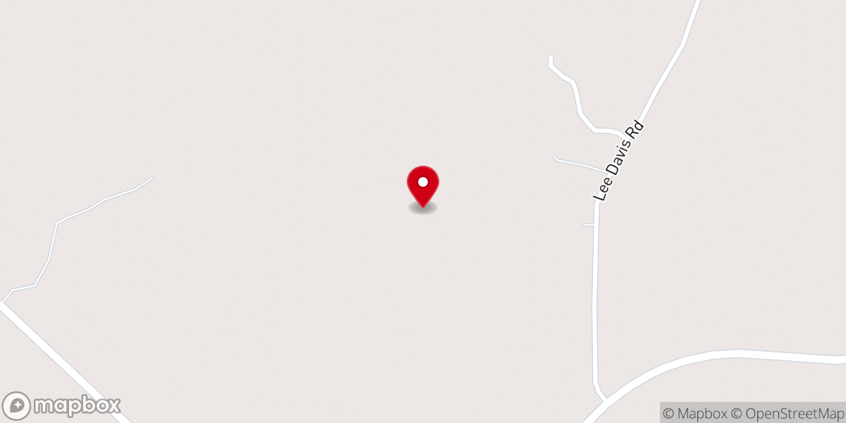 Map showing location of Green Hill Missionary Baptist
