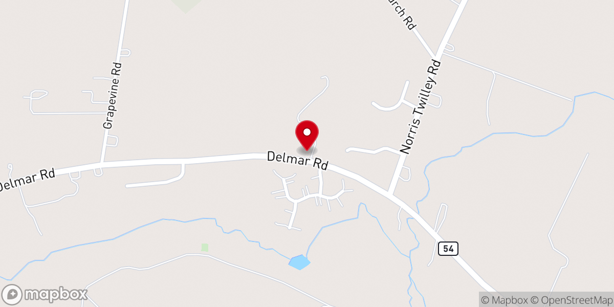 Map showing location of Snethen United Methodist Church