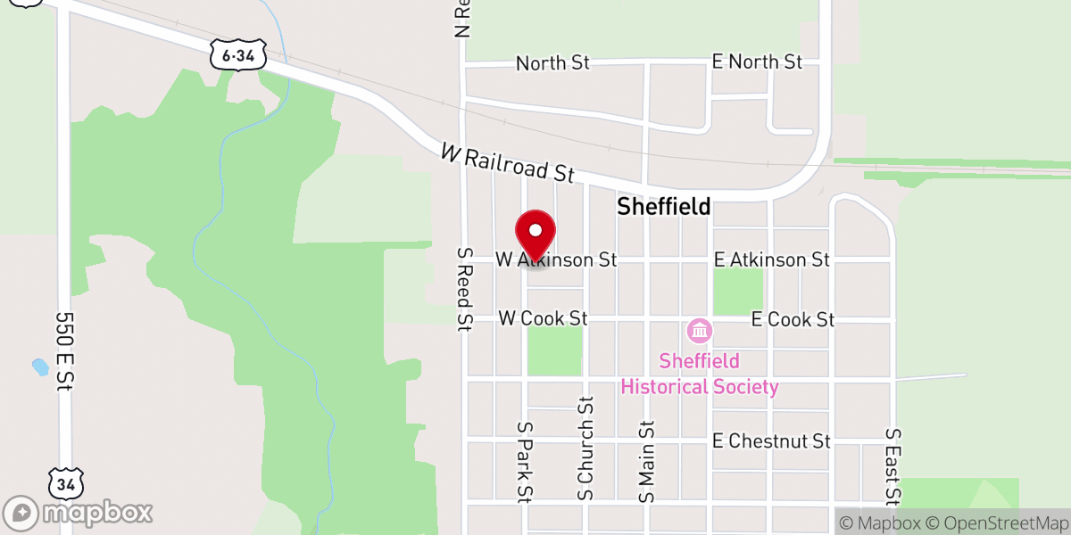 Map showing location of Saint Patrick's Catholic Church, Sheffield